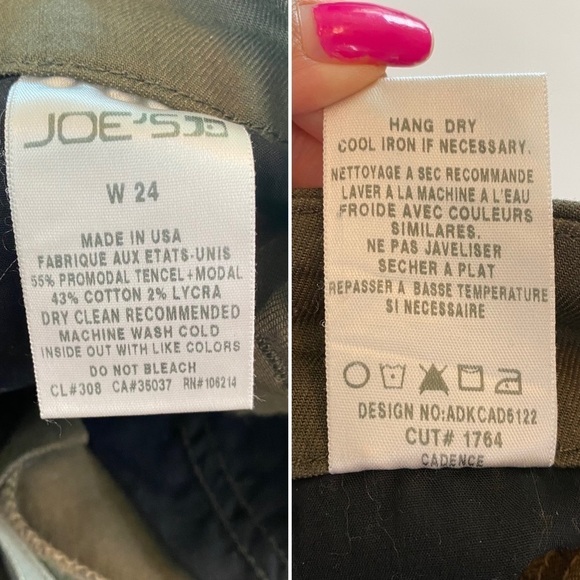 NEW Joe’s Academy Pencil Skirt In Cadence Green 24 - Picture 11 of 11